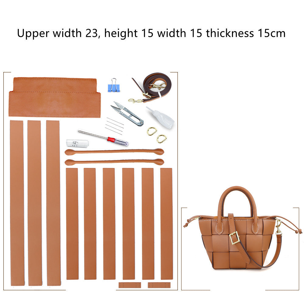 Handmade Cow Leather Handmade woven Bag