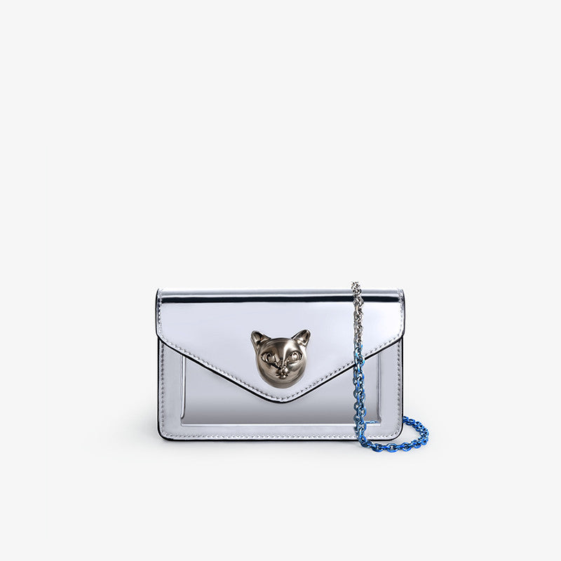 Niche Light Luxury Leather Chain Messenger Bag